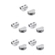 thumbnail image 3 of Injueey Office Hotel Glass Clamp Shelf Holder Door Panel Screw Aluminum Alloy Mounted Hardware Furniture Bracket Bedroom Type2 NO2, 3 of 6