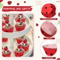 thumbnail image 3 of Pirotines y Decoraciones para Cupcakes Vesici Tema Mariquita 200 Unidades, 3 of 6