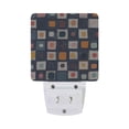 thumbnail image 5 of Yayeee LED Plug in Night Light for The Home with Auto Dusk to Dawn Light Sensors, 2 Pack, Blue Circle Mosaic, 5 of 6