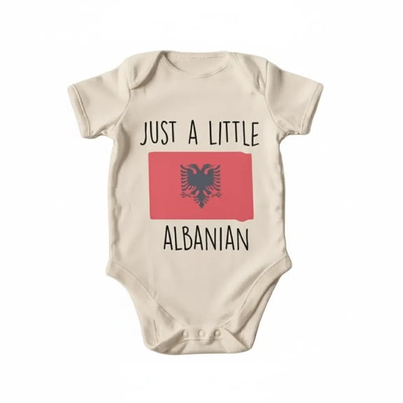 Albania Newborn Baby Bodysuit