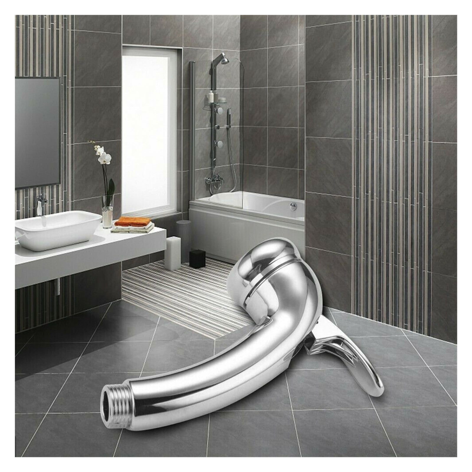 Motorhome Shower Head Trigger Shower Head Chrome Roma Switch Water Flow Hot Interior Accessories For Caravan Camping RV ,RV Universal Fit