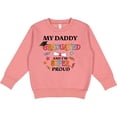 thumbnail image 2 of Inktastic My Daddy Graduated and I'm Super Proud Toddler Sweatshirt, 2 of 4