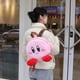 thumbnail image 4 of Juguetes de peluche de Kirby de dibujos animados para niñas, mochila de Kirby de color rosa dulce, bolso de mensajero para mujeres, monedero, bolsa para teléfono móvil, regalos de cumpleaños para niño, 4 of 4