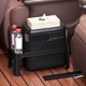 thumbnail image 2 of Cubo de basura para coche, de plástico, a prueba de derrames, organizador de cestas de 7 l, para almacenamiento trasero exclusivo, cubos de basura para coche, B, 2 of 3