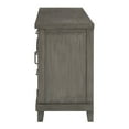 thumbnail image 3 of Steve Silver Mila Washed Gray Wood 3-Drawer Server, 3 of 6