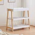 thumbnail image 1 of Portable blanca baby changing mesa con waterproof pad - a diaper changing station, 1 of 7