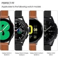 thumbnail image 2 of Galaxy Watch 4 Band 40mm 44mm/Galaxy Watch 4 Classic 46mm 42mm Bands, 20mm Leather Wristband Replacement Strap Women Men for Samsung Watch 4/Galaxy Wa, 2 of 4