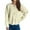 White-Sweater, variant on Qetyuw Ribbed Knitted Sweater for Women Long Sleeve Crew Neck Cardigan Jacket Solid Color Chunky Sweaters with Pockets
