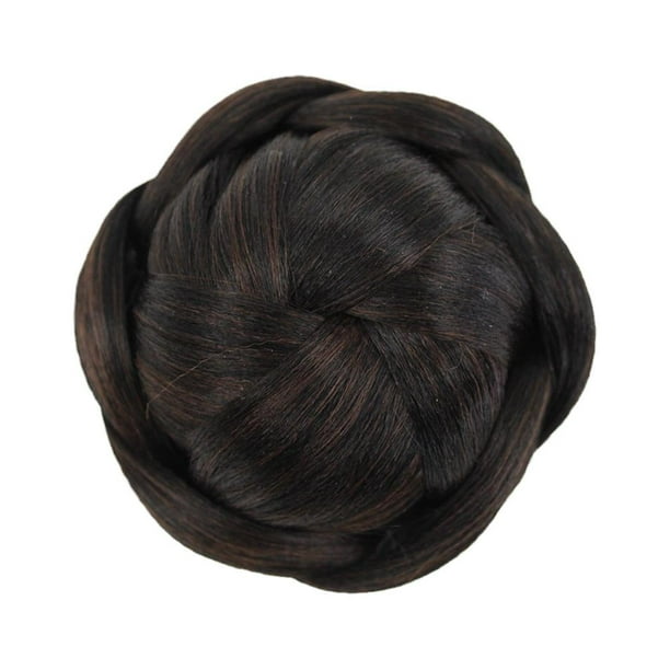 Braided Wigs Donut Hair Bun hair Pieces for Women women Braided Extension Chignon Bun Donut Hair Chignon Claw in Hairpiece Bride Bread K2Q3 Walmart