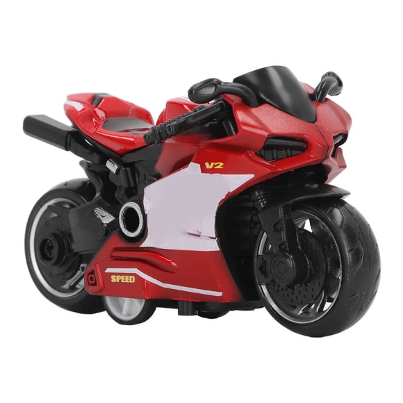 Modelo de motocicleta de aleación, motocicletas de juguete para tirar hacia atrás, juguete para motocicletas, juguete para tirar hacia atrás, elaborado con cuidado