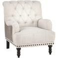 thumbnail image 2 of Home Square Tufted Accent Chair with Nailhead Trim in Ivory ( Set of 2 ), 2 of 2