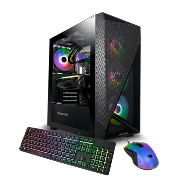 iBUYPOWER Slate 6 Mesh Gaming Desktop, Intel i5-13600KF, NVIDIA GeForce RTX 3060, 16GB DDR5, 1TB NVMe SSD, Liquid Cooled, RGB, Windows 11 Home 64-bit, SlateMeshI5N4601