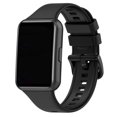 thumbnail image 1 of Correa de silicona para Huawei Fit 2 Watch negra, 1 of 3