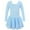 A106 Light Blue, variant on Dress for Girls Long Sleeve Leotard with Tutu Skirt Ballet Dancewear Practice Performance Gymnastic Costume