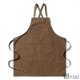 thumbnail image 2 of Delantal De Cocina Unisex Con Tirantes Cruzados – Lona Resistente, Ajustable, Bolsillos XL, Para Cocinar, Parrilla, Cafés Y Salones,brown, 2 of 8