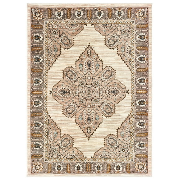 Avalon Home Sadie Medallion Traditional Area Rug, Blue
