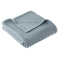 thumbnail image 5 of Allswell TENCEL™ Lyocell and Cotton Blend Throw, Blue Slate, 52" x 72", 5 of 6