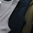 thumbnail image 4 of RWJDXD WUJS Simple Workwear Women‘s Tank Top Summer Men Clothing Tank Tops Sleeveless Square Neck Ribbed Camisole Singlets Fitness Men Vest, 4 of 7