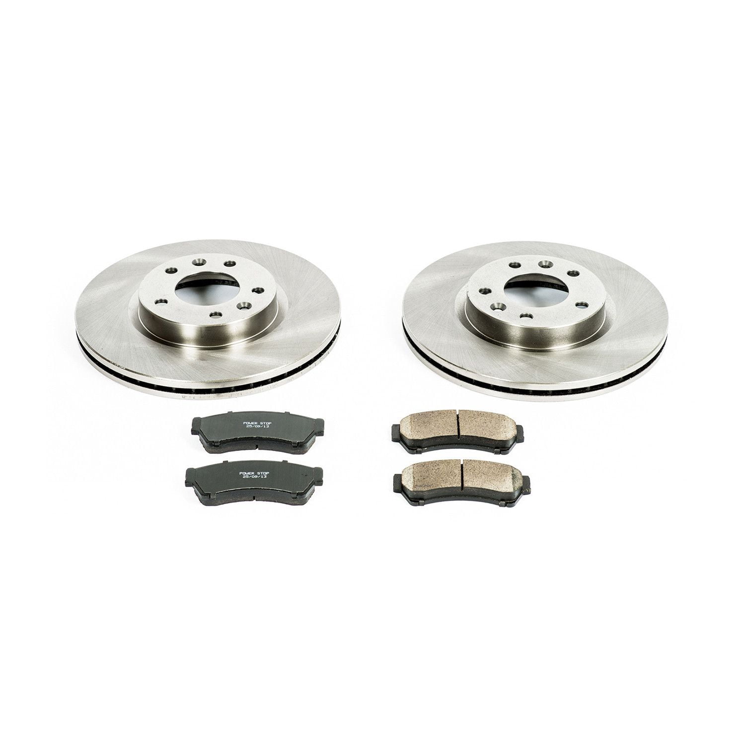 Power Stop Front Stock Replacement Brake Pad and Rotor Kit KOE199