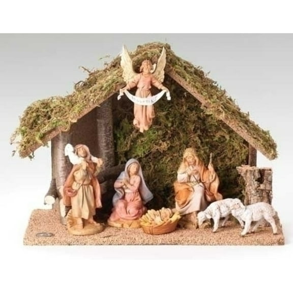 Roman 7-Piece Christmas Nativity Figurine Set 13.75"