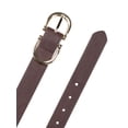 thumbnail image 2 of Time and Tru Women's & Women's Plus Status Double Buckle Belt, Brown, 2 of 2