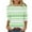 Green, variant on TKLPEHG 3/4 Sleeve Shirts for Womens Fashion Casual Comfy Cute Print 3/4 Sleeve T Shirts Crew Neck Blouses (Blue,XXXL)