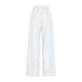 thumbnail image 4 of Little Girls High Waist Wide Leg Jeans Stretchy Drawstring Waistb Loose Straight Denim Pants With Pockets Trousers Clothes, 4 of 5
