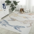 thumbnail image 5 of JONATHAN Y KIDS WASHABLE Kingdarr T-Rex Kids Area Rug, 4 x 6, Cream/Multi, 5 of 10