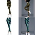 thumbnail image 2 of Design Camouflage Leggings Commute Mid-Waist Fit Trousers Thighs Personality Casual Pants Show, 2 of 8