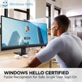 thumbnail image 3 of ViewSonic VG3457CV 34 Inch Ultrawide QHD 1440p Curved Video Conferencing Docking Monitor with Windows Hello Compatible IR Webcam, Advanced Ergonomics, and 100W USB C for Home and Office, 3 of 5