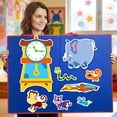 thumbnail image 4 of HOOJOJO Hickory Dickory Dock Felt Story Set, 8PCS Interactive Nursery Rhyme Felt Pieces, Classroom Storytelling Prop for Ages 3+, Preschool Teaching Aid, 4 of 8