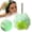 Green-3.93 Inch, variant on Exfoliating Body Scrubber, Body Sponges for Shower, Exfoliating Sponge, 1Pcs Exfoliating Soap Bag, Body Exfoliator for Remove Dead Skin, Rough Sponge for Shower Purple 4.72x3.14 In