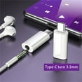 thumbnail image 5 of Teissuly USB C To Headphone Jack Adapter Cable Type C Port Male To Female Stereo Audio Headphone AUX Connector Built In Digital Decoder, 5 of 7