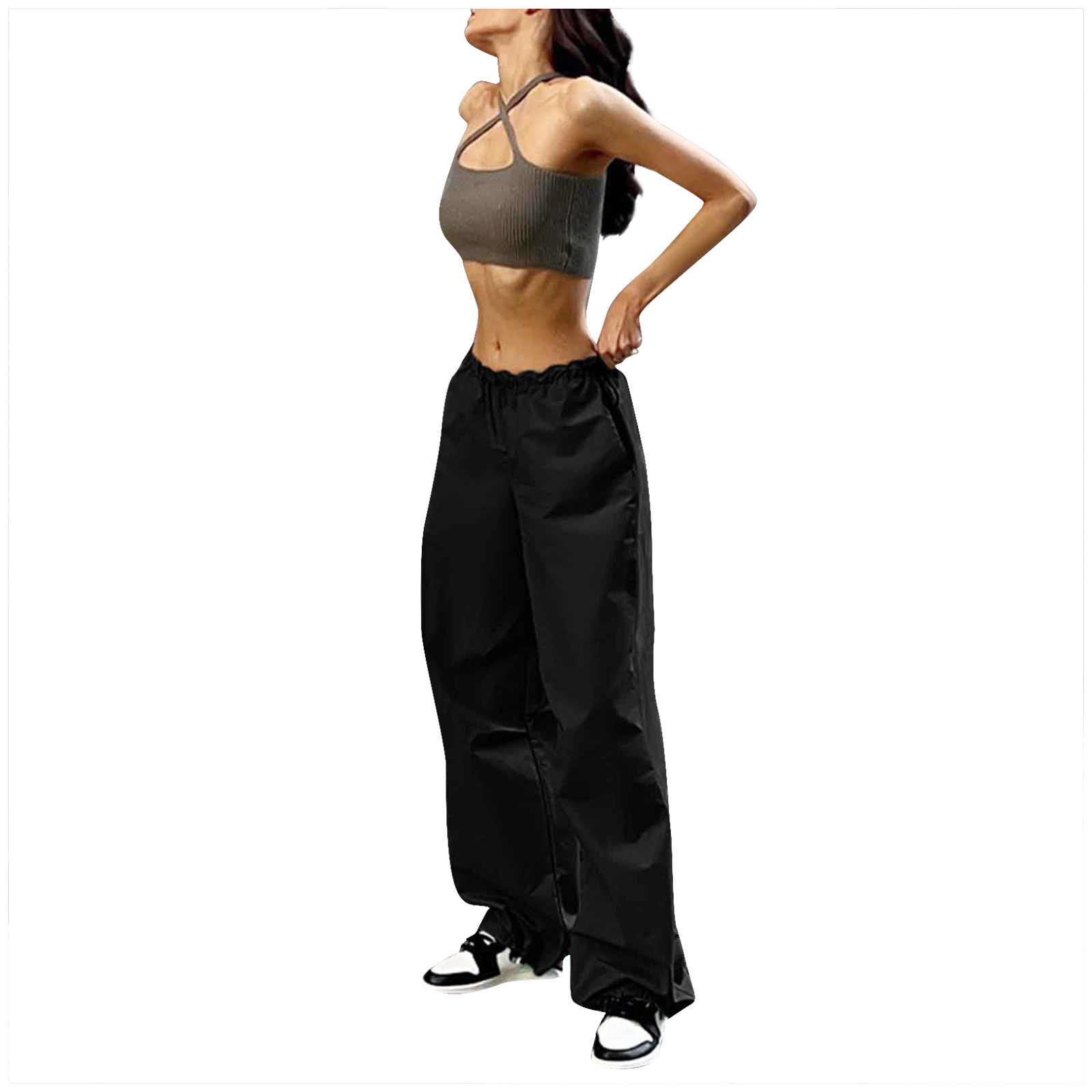 Baggy Cargo Pants For Women Over Size Long Pants Cargo Pants High Waist