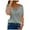 Gray, variant on Timegard Tops for Women Trendy Plus Size Lace Strap Cold Shoulder Slim Fitting Tunic Tops Dressy Casual