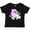 AB-Black, variant on Inktastic I Am Five Years Old with Unicorn and Hearts Girls Toddler T-Shirt