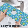 thumbnail image 6 of Sikiie Starfish Splash Guard for Sink Faucet-1 PC Super Absorbent Fast Drying Mat Sink Gadgets-Splash Guard for Kitchen, Sink Mat, 6 of 7