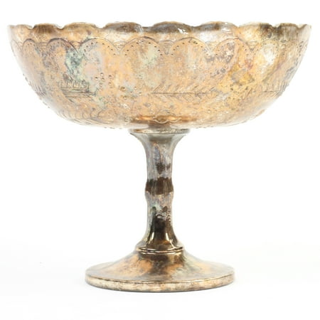 pedestal vase centerpiece koyal compote burnt mercury bowl wholesale floral inch glass gold