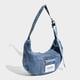 thumbnail image 2 of Bolso Denim Crescent Mujer Bolsillos Dobles Dumpling Con () Azul, 2 of 9