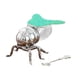 thumbnail image 4 of Tarro de miel de abeja, elegante tarro de miel con forma de abeja y cuchara decorativa. Cian, 4 of 9
