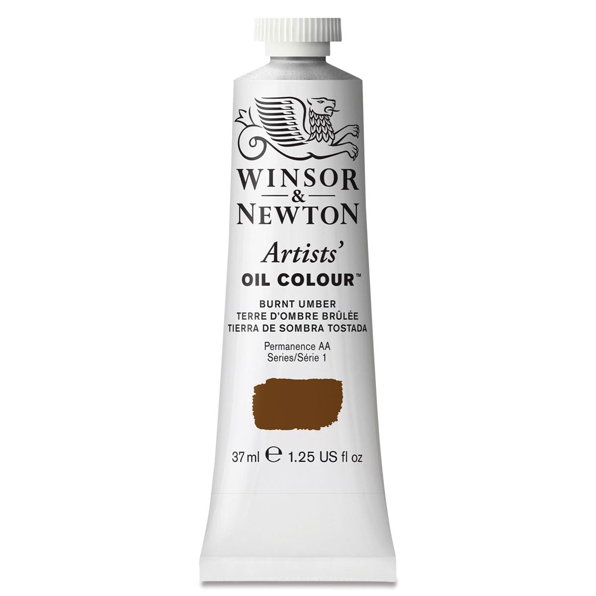 Winsor & Newton Artists Oil Color, 37ml, Burnt Umber