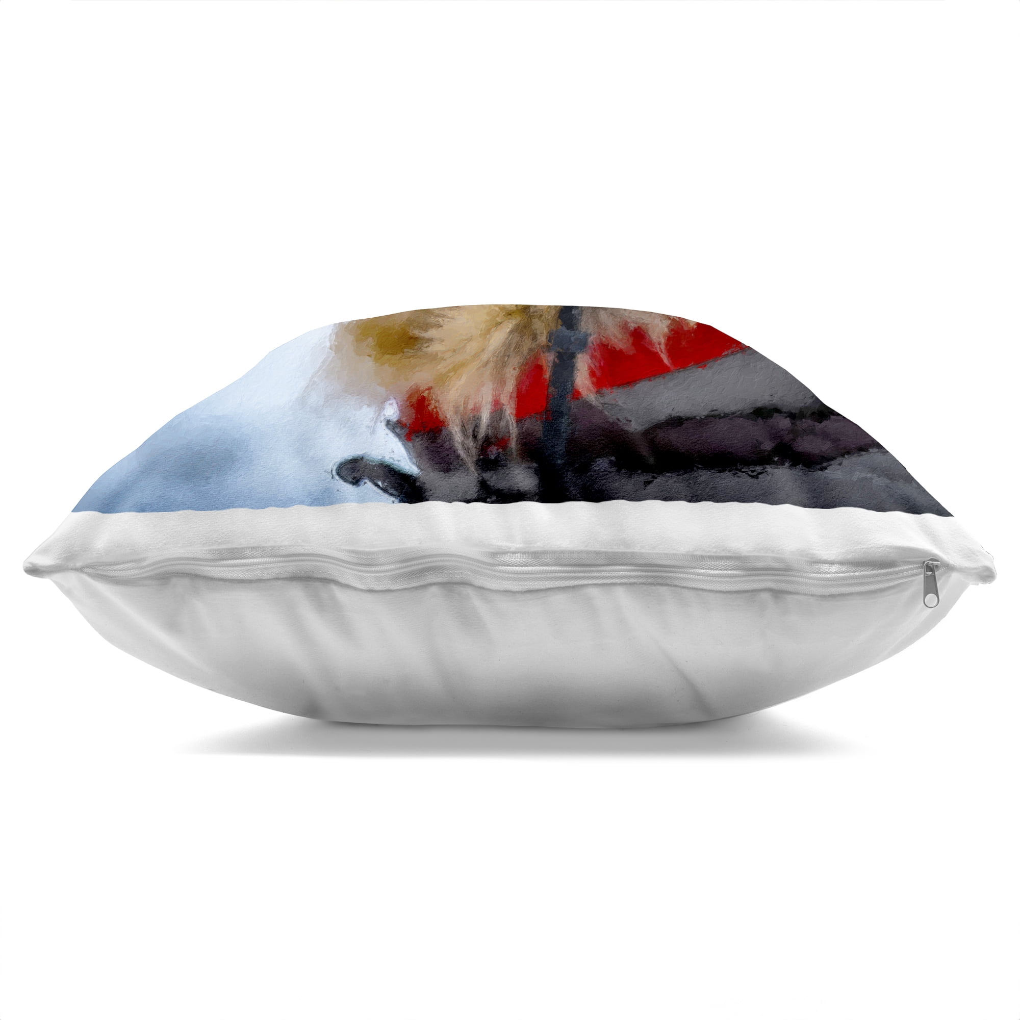 Stupell Industries Ski Goggles Dog Decorative Printed Throw Pillow, design by Sean Parnell, 18 x 7 x 18