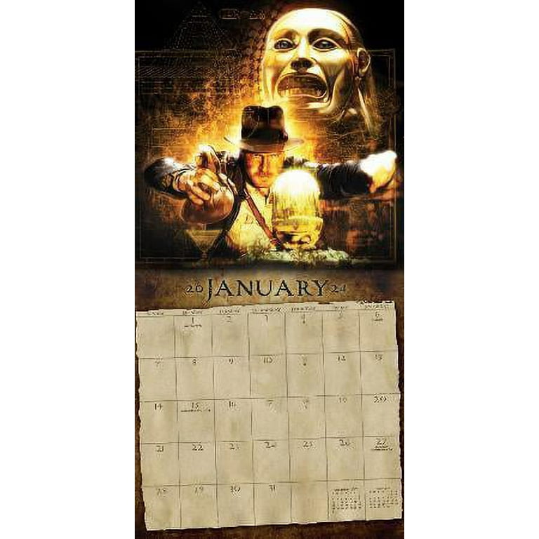 Trends International Inc. 2023-24 Wall Calendar 12x12 Indiana Jones :  Target