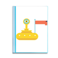 thumbnail image 1 of Protecteurs de Feuilles de Livre Vaisseau Spatial Univers et Extraterrestre Classeur Portfolio, 1 of 3