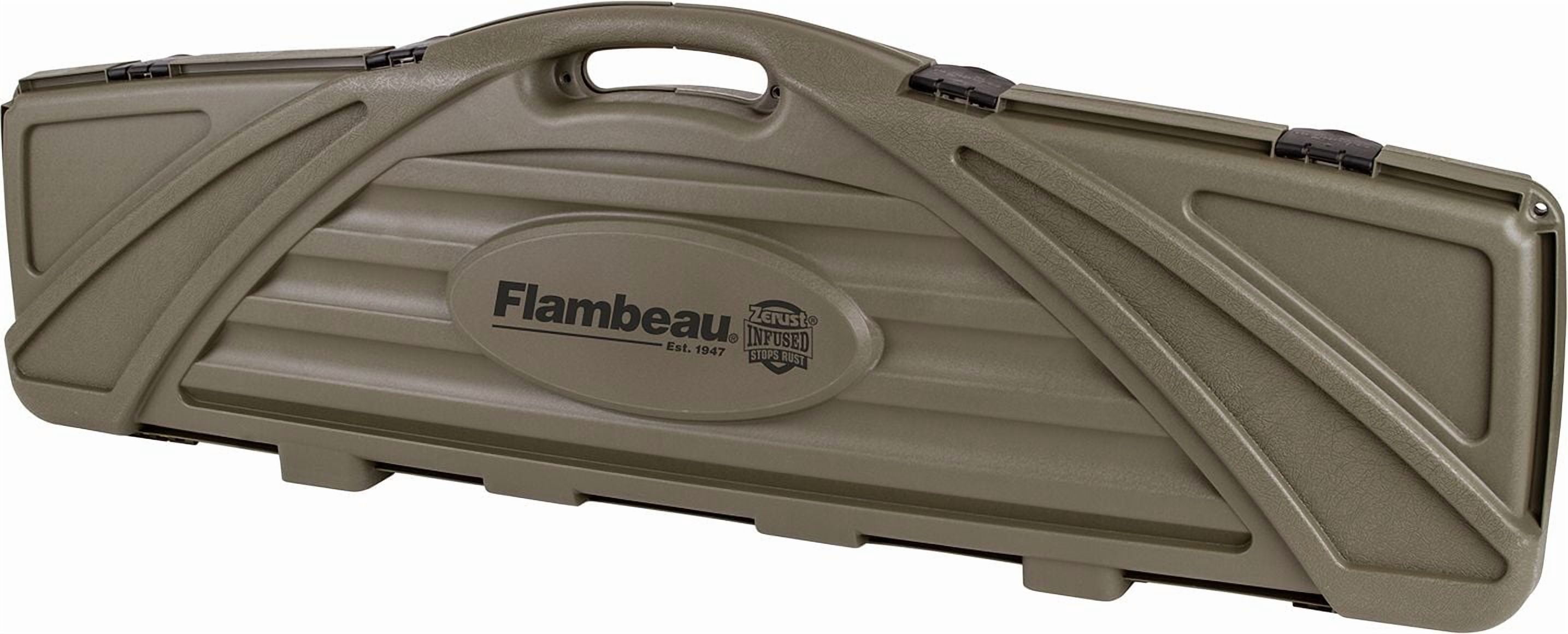 Flambeau Zerust Infused Double Gun Case, Green, 1 Piece
