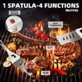 thumbnail image 2 of Juego de herramientas para BBQ MUYFIO de 11 piezas de acero inoxidable con bolsa, 2 of 9