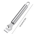 thumbnail image 3 of Qnjujn Stainless Steel Lemon Zester - Professional Grater for Citrus Peels & Cheese - Ergonomic Handle & Easy to Clean - Perfect for Baking, Cocktails & Home Cooking, 3 of 7
