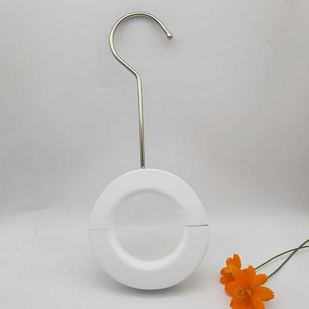 

Clothing store trendy accessories jeans wooden ring hook circle ring with magnet S hook scarf pendant Factory Goods Direct Supply