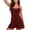 Wine#2, variant on Sevevn Women’s Sleeveless Romper Casual Summer Jumpsuit Spaghetti Strap One Piece Shorts Outfit Loose Fit Lounge Playsuit Vacation Beachwear Cute Daily Wear Outfit
