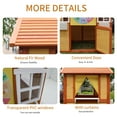 thumbnail image 5 of COCLUB Outdoor Wooden Playhouse for Kids Ages 4-8 – Durable Playhouse with Outdoor Kitchen, Snack-Bar & Gardening Kit (39"x33.7"x51") | Casa para Niños de Jardín, 5 of 8